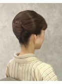和装ヘアスタイル夜会巻き