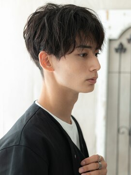 メンズヘア ビーセカンド 草加店(MENS HAIR B-2) 爽やか社会人アースカラー王道マッシュパーマG草加