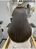 髪質改善カラー 白髪ぼかし