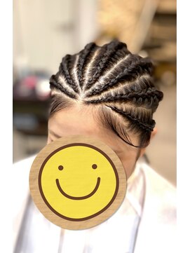 ヘアーサロン ポラリス(POLARIS) 全頭コーンロウ