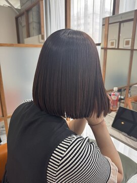 ジーナ 西新(Zina) 縮毛矯正＊ボブスタイル