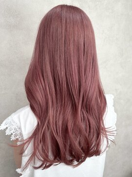 ルノン(LUNON) ハイライトカラーくびれヘアアプリコットオレンジ