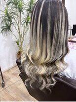 ル ジャルダン ヘアー プロデュース(Le.jardin hair produce) ホワイトバレイヤージュ (エクステ)