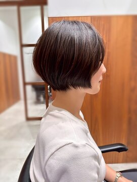 ムード(MOOD,) 暗めカラー/グランマッシュ[レイヤーカット/髪質改善/銀座]