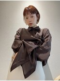 顔まわりレイヤー外ハネ韓国風ヘア髪質改善浦和ボブ