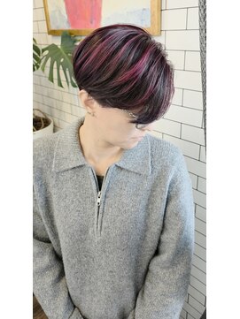 ＊THERIRE. セクションカラー×ピンクラベンダー＊