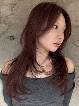 韓国ヘア/透明感カラー/ケアカラー/艶髪トリートメント