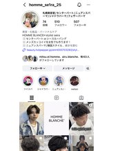 Seira　Instagram【homme_se1ra_25】