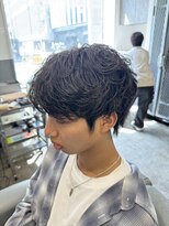 ノイセル 西本町(Noisyle)&nbsp;MEN’S HAIR/サーフカール/刈り上げセンターパート/本町