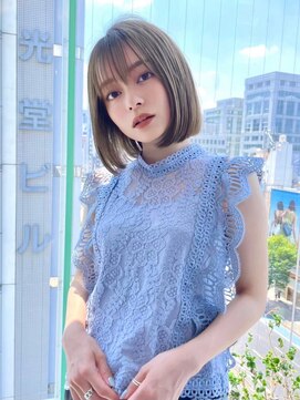 ロンドロゼ 池袋(Lond rose) ボブ×透明感カラー