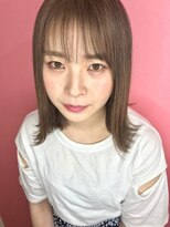 ナチュラル 博多店(Natural)&nbsp;アッシュベージュ×外ハネボブ