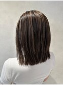 ハイライト　白髪ぼかし