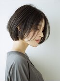 ミルクティーブロンド/ダークブルー/デジタルパーマ/阿佐ヶ谷