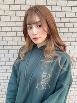 シエ バイ ケンジ 湘南台(sie by KENJE) ワンホンレイヤー/ミルクティーブロンド/ダークブルー/湘南台