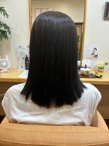 美容室 ジュモー(jumeau) 自然な艶ストレート×縮毛矯正