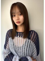 ユアーズヘア 仲町台店(youres hair) 髪質改善トリートメントで叶う美髪ストレート 艶髪 前髪