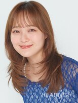 ソーエン バイ ヘッドライト 天神店(soen by HEADLIGHT)&nbsp;くびれ小顔魅せミディアムレイヤー似合わせ韓国ハッシュカット