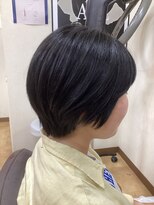 ヒラトヤ 肴町店 束感ショート顔周り小顔カットショートボウブ簡単スタイリング