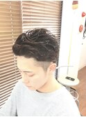 2ブロックスタイルパーマ【鎌ケ谷　パーマ　ハイライト】