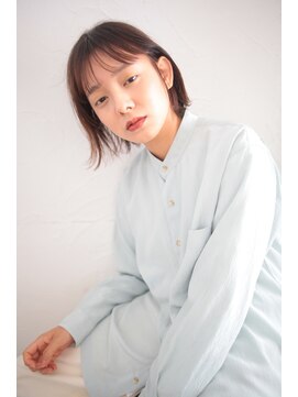 アンド(AND) ワイドバング×ルーズボブ