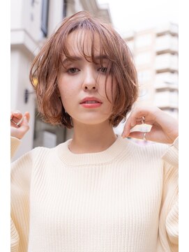 レニーバイエース(LANY by ACE) 【LANY 横浜】くせ毛風パーマ×セピアベージュ