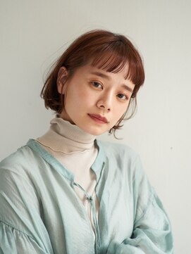 ジュール 池袋(Joule) 顔型別ヘアスタイル特集/マロンベージュ/Aラインボブ/池袋