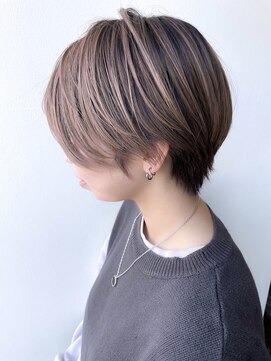 オーバルヘアー ルポ(OVAL hair repos) ショート☆バレイヤージュカラー