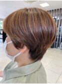 大人ショートボブ