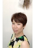 ベリーショートツーブロックスタイル