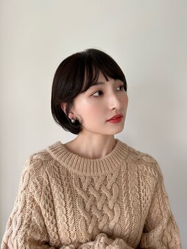 エデュコスゥリール(educo per sourile) ふんわりとした丸みが可愛いミニボブ【自由が丘】