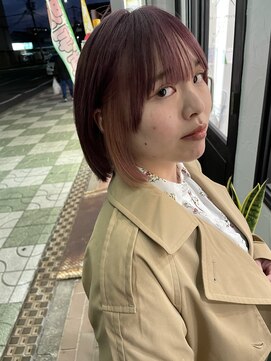 ヘアーテラス エム(hair terrace M) イヤリングピンク