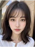 20代30代40代◎小顔韓国くびれボブディセミディ韓国