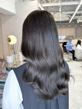 ラルムバイシー 新宿(LARME by Sea) 韓国ヘア/レイヤーセミディ/姫カット/ワンカール/シアーカラー