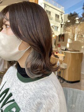 シアン 橋本店(Shian) ボブ×イヤリングカラー