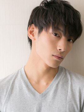 グルーミングサロン バーバー キャッスル 北浦和西口(Grooming salon Barber Castle) ゆるパーマでセクシー男子なグレージュカラーショートT北浦和