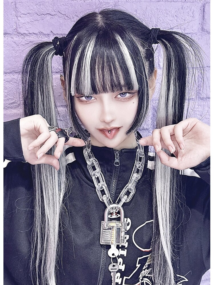 高嶺ヒナホワイトメッシュ：L197602883｜ホットペッパービューティー