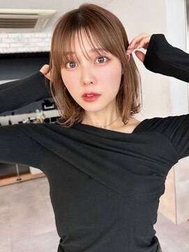 サンド 名古屋(sand) ボブ/インナーカラー/縮毛矯正/髪質改善/顔まわり/ショートボブ