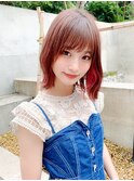 前髪顔周りレイヤー髪質改善白髪染めショートボブ門前仲町0614