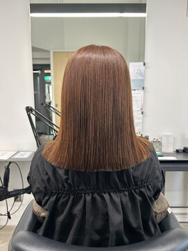 イレス 札幌円山店(IRESU) 切りっぱなしボブ/エアリーロング/美髪/ピンクブラウン/ショート