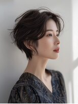 モードケイズ ラ ヴィ ベル(MODE K's la vie belle) ツヤカラー似合わせショートカット