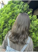透明感カラー グレージュ ハイトーンカラー