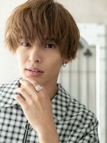 モッズヘア メン 南越谷南口店(mod's hair men) ハイトーンカラーカジュアルくせ毛風マッシュパーマF南越谷