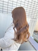 ブリーチなしミルクティーベージュ