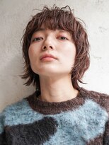 カライング(ing) 大人可愛い20代30代40代黒髪前下がりひし形小顔ウルフボブ