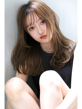 ブラン 広島本通(Blanc) 【Blanc】レイヤーカット＿シースルーバング＿ハイライトカラー