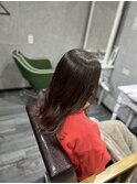 ミディアム　巻き髪