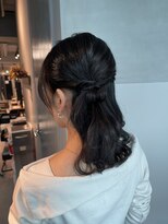 シャルムバイケンジ(Charm.by KENJE)&nbsp;【おでかけハーフアップ】結婚式/二次会/同窓会/銀座/有楽町