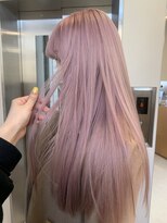 オニキス(ONYX)&nbsp;ニュアンスカラーホワイトピンク韓国へアミルクティーピンク