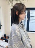 抜け感ミディアムヘア