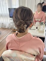 オウン(AUN)&nbsp;訪問着ヘアセット